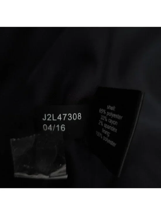 The Limited Women's Navy Blue/Gray Striped Open Front Long Vest Cardigan Sz XL - Picture 8 of 14